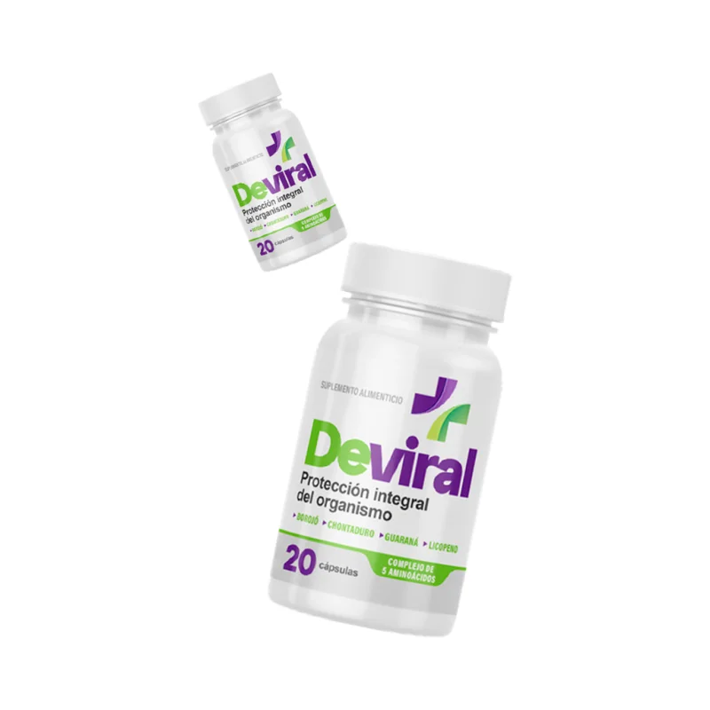 Deviral — envase de 20 cápsulas, protección integral del organismo